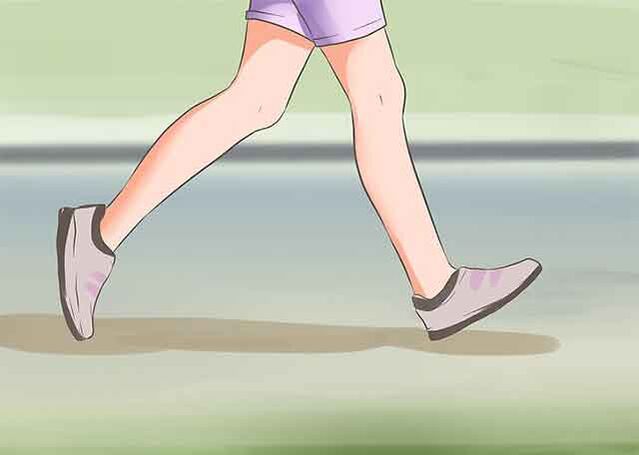 減量のために歩く